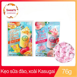 Kẹo Sữa Đào, Xoài Kasugai Nhật Bản 76g