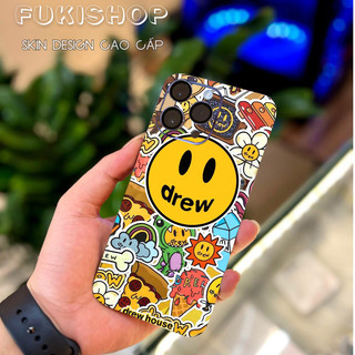 Tấm dán Skin Mặt Sau Drew MS03 FULL VIỀN 14 pro max , 13 pro max ,12 pro max , 11 pro max , xs max - FukiShop