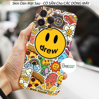 Tấm dán Skin Mặt Sau Drew MS03 FULL VIỀN 14 pro max , 13 pro max ,12 pro max , 11 pro max , xs max - FukiShop