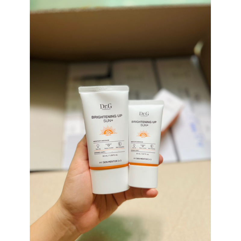 Kem chống nắng Dr.G Brightening & Green Mild Up Sun+ SPF50+ PA+++ 50ml