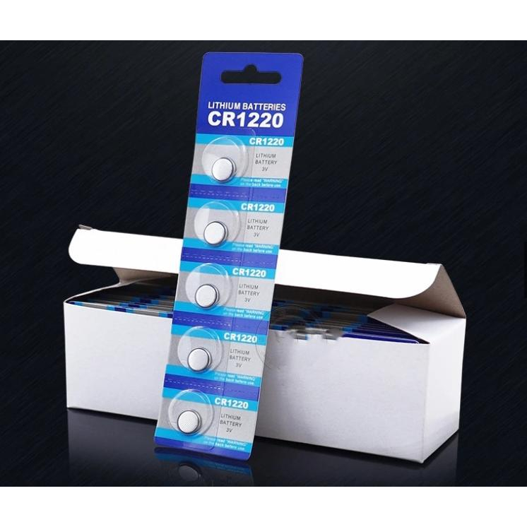 Vỉ 5 viên pin CR 1220 Lithium Battery 3V ( GIÁ 5 VIÊN ) | Shopee Việt Nam
