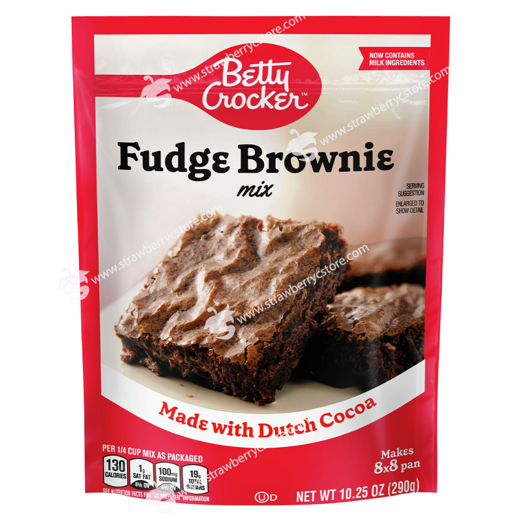 Bột Làm Bánh Pha Sẵn Betty Crocker™ Fudge Pouch Brownie Mix Made With Dutch Cocoa Gói 290g 10 7481