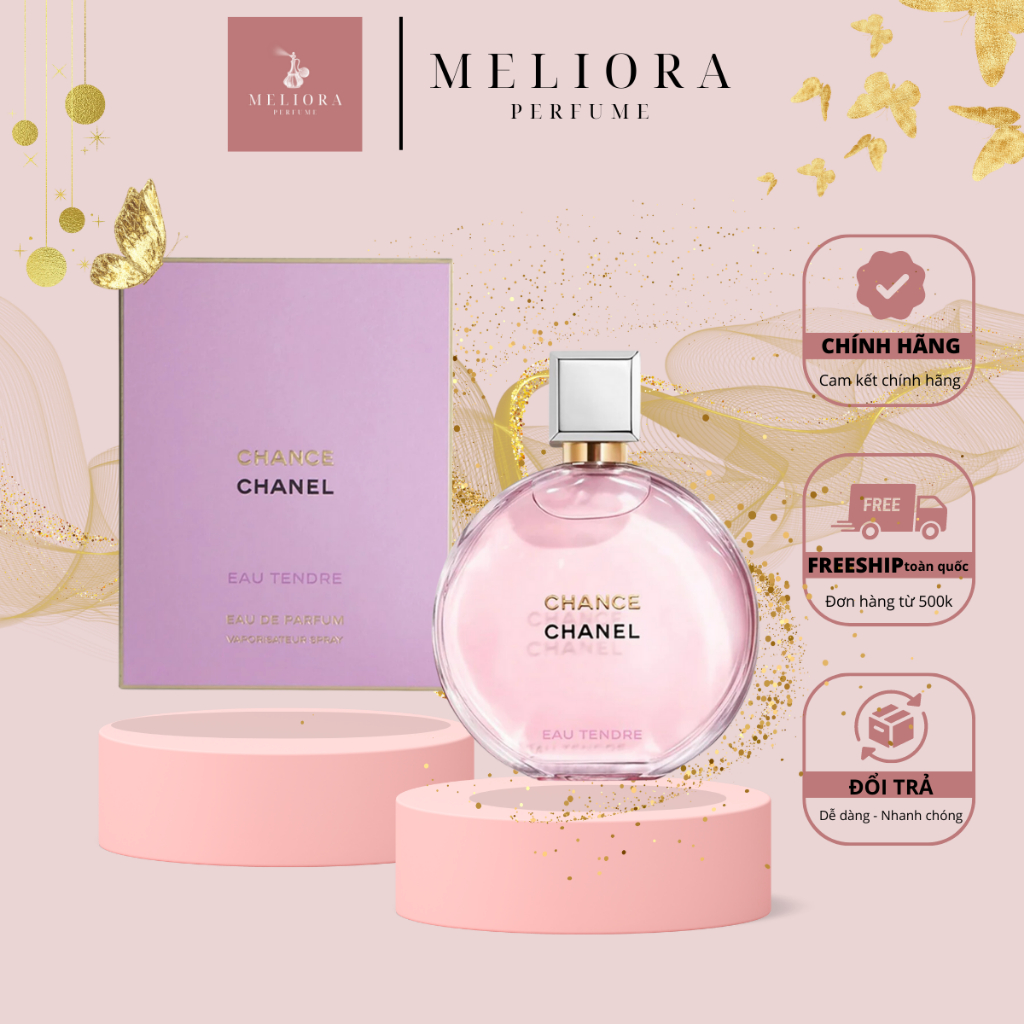 [CHÍNH HÃNG] Nước Hoa Nữ Chanel Chance Eau Tendre EDP 10ML và 50ML - Nữ ...