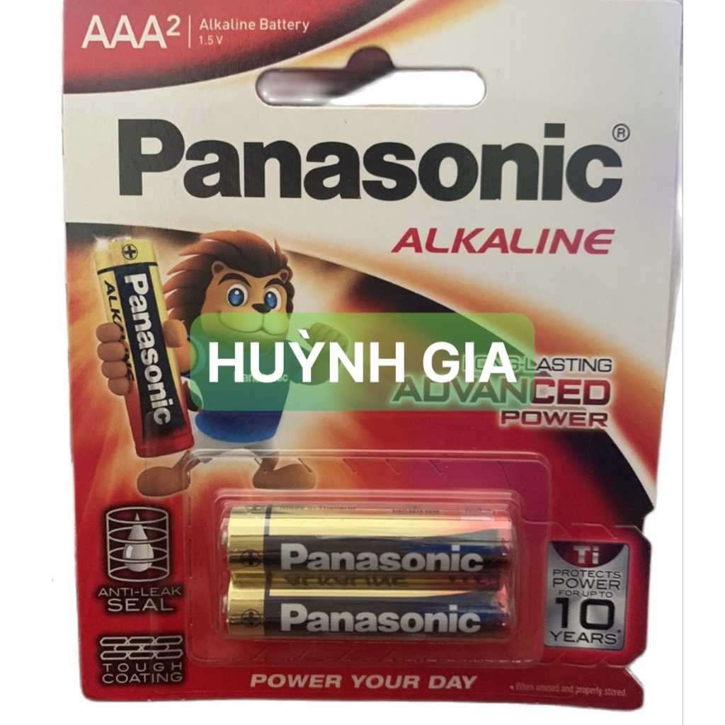 Pin 3A Panasonic Alkaline 1 vĩ 2 viên Made in Thailand CHÍNH HÃNG ...