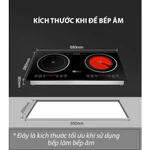 (Bản Tiếng Việt) Bếp từ đôi, bếp điện từ hồng ngoại đôi 2200W Cao Cấp, Chip IGBT Đức Tiết Kiệm Điện, BẾP HỒNG NGOẠI ĐÔI — ảnh 5