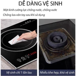 (Bản Tiếng Việt) Bếp từ đôi, bếp điện từ hồng ngoại đôi 2200W Cao Cấp, Chip IGBT Đức Tiết Kiệm Điện, BẾP HỒNG NGOẠI ĐÔI — ảnh 3