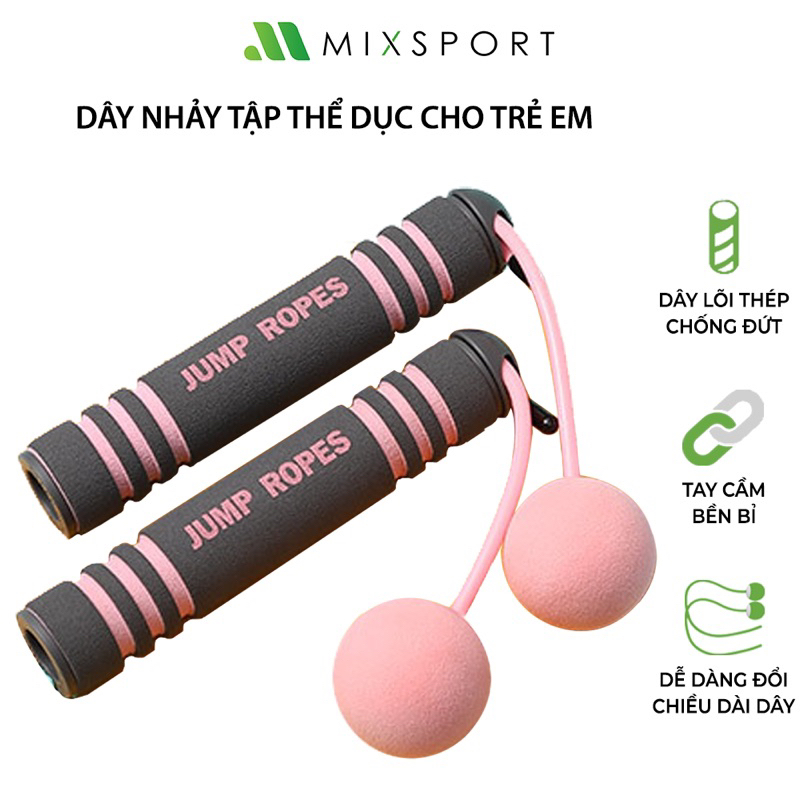 Ảnh Dây Nhảy Cho Bé Tập Thể Dục Thể Thao MixSport Giúp Cơ Thể Dẻo Dai Phát Triển Toàn Diện DTN05 1