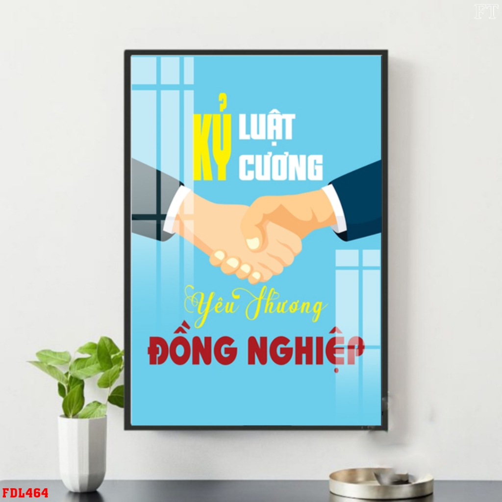Tranh Động Lực Tráng Gương Cao Cấp Tăng Hiệu Quả Làm Việc Trang Trí Văn Phòng OHA Decor