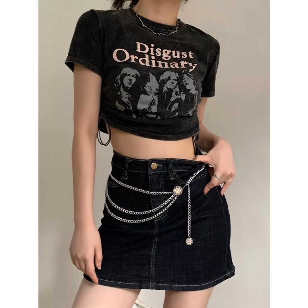 Đai váy Thắt lưng belt xích phối đầm dạng móc DV20  Đai thắt váy áo belt chain xích sang chảnh phối vest dây nịt