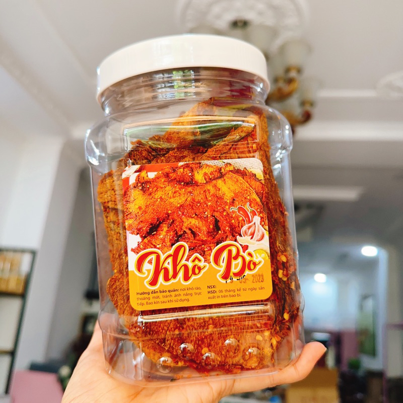 Bò Miếng Tẩm Vị Chuẩn Bò Thật 100% - Hộp 300Gr/500Gr