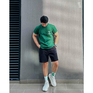 Áo Phông Hè Xanh KEEP IT Phong Cách BASIC Lịch Sự, Áo Thun Tay Lỡ Chất Liệu Cotton Khô Mềm Mịn Thấm Hút Mồ Hôi Tốt