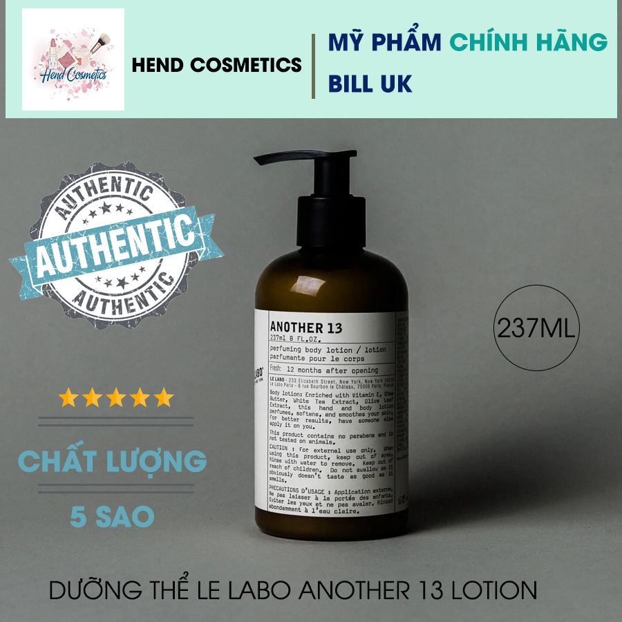 Dưỡng Thể Cao Cấp Le Labo Another 13 The Body Lotion 237ml