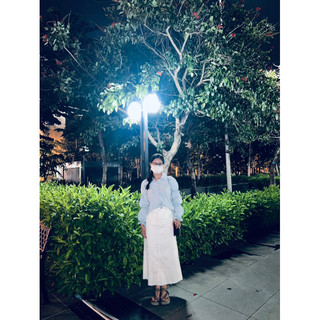LOOK BASICC - Chân váy dài form chử A nhẹ Melen Long Skirt