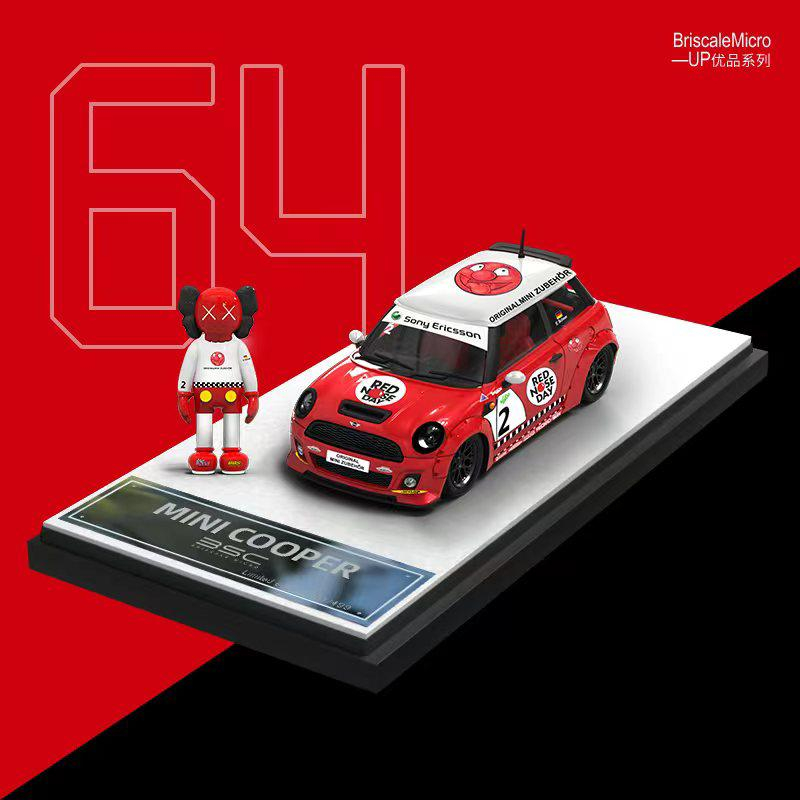 MÔ HÌNH 1:64 BRISCALE MICRO - LBWK Mini Cooper / Hatch(R56) Red Nose ...