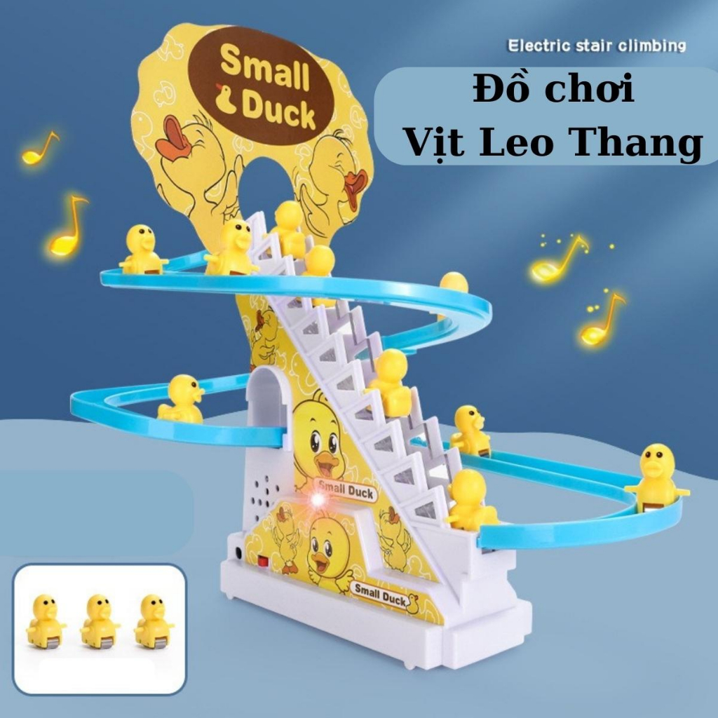 Ảnh Đồ chơi vịt leo thang có đèn có nhạc Bi's House 1