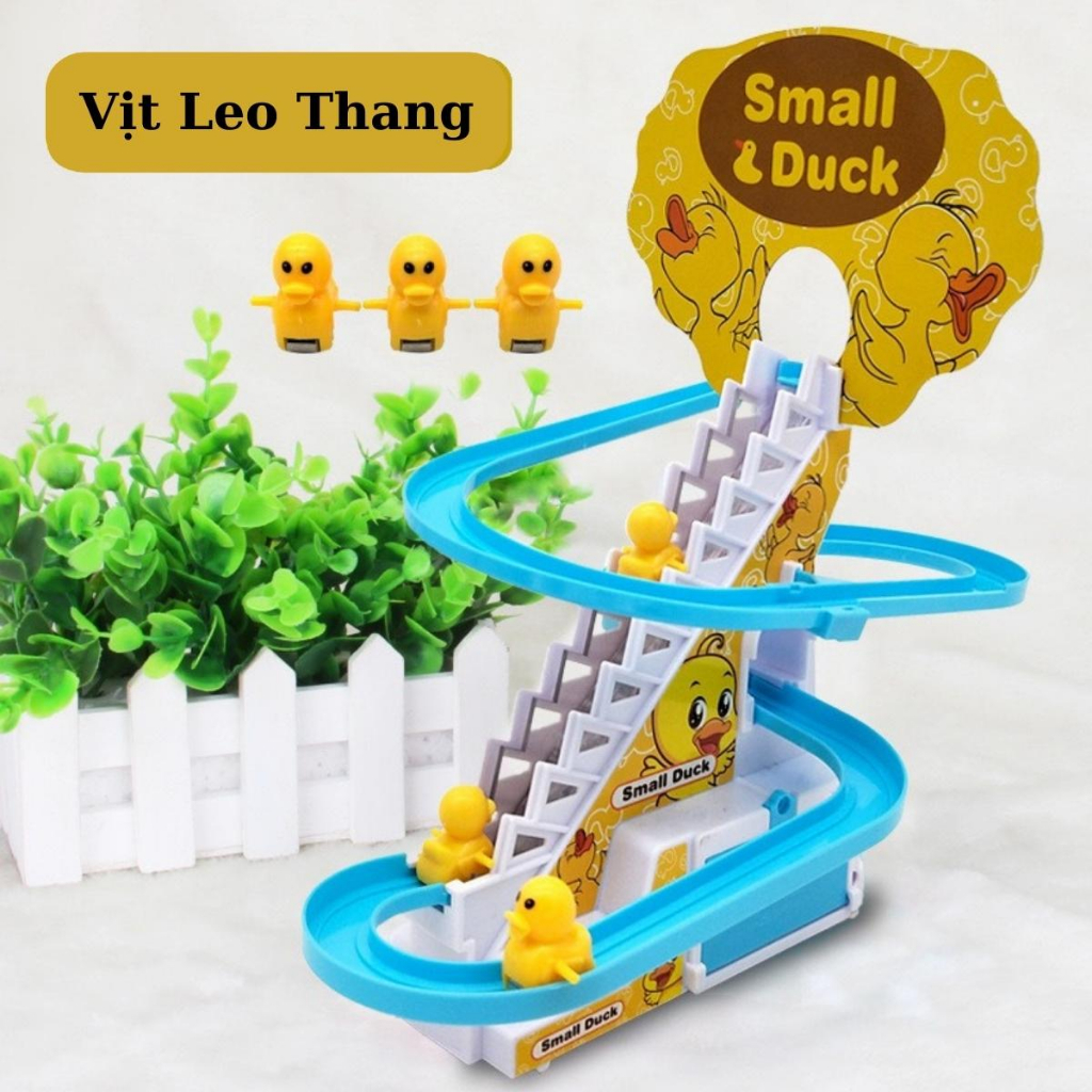 Ảnh Đồ chơi vịt leo thang có đèn có nhạc Bi's House 2
