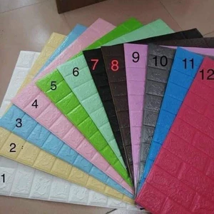 combo 10 tấm Xốp Dán Tường 3D Khổ 70x77CM Chống Ẩm Giá Rẻ