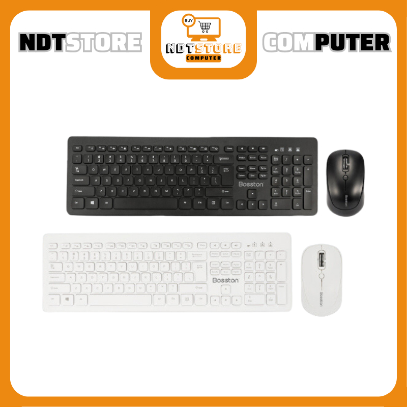 Bộ Phím Chuột Không Dây Bosston WS500 - Combo Wireless Keyboard And Mouse  Bosston WS500 Tiện Lợi Cho Văn Phòng, Giải Trí | Shopee Việt Nam