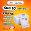 Giấy In Nhiệt A6 Tệp 500 Tờ Kích Thước 100x150mm Loại Dày Ship Hỏa Tốc