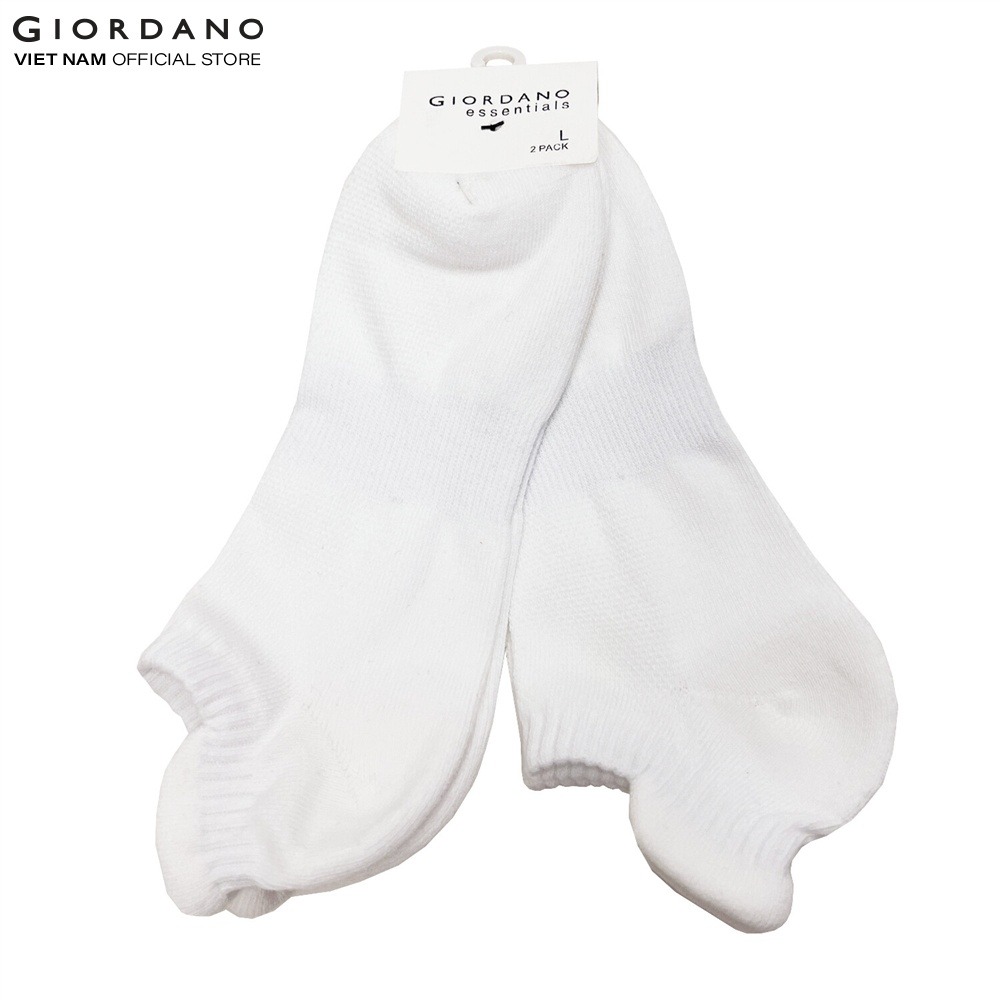 Combo 2 Đôi Vớ Thể Thao Unisex Cotton Socks Giordano 01152018