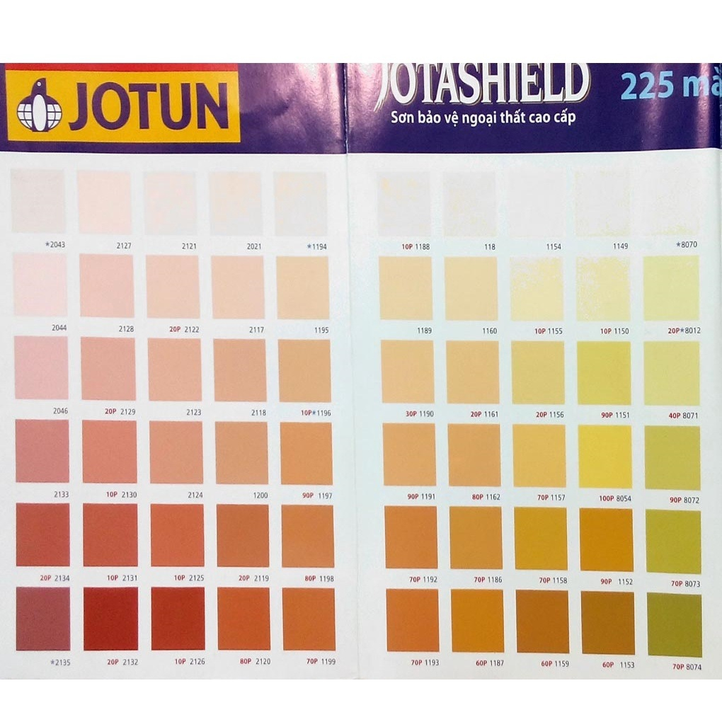Sơn màu ngoại thất - Sơn JOTUN JOTASHIELD CHỐNG PHAI MÀU (5L)