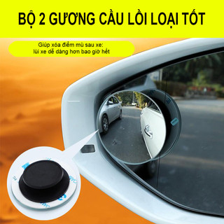 Gương Cầu Lồi Ô Tô Không Viền Gương Cầu Lồi Chính Hãng 3R Cao Cấp Xoay 360 Phù Hợp Mọi Dòng Xe