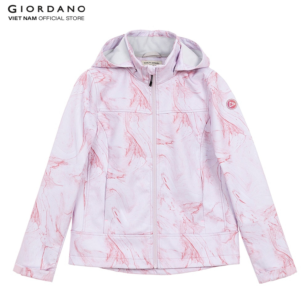 [Mã BMLTB200 giảm đến 100K đơn 499K] Áo Khoác Nữ G-Motion Soft Shell Jacket Giordano 05370630