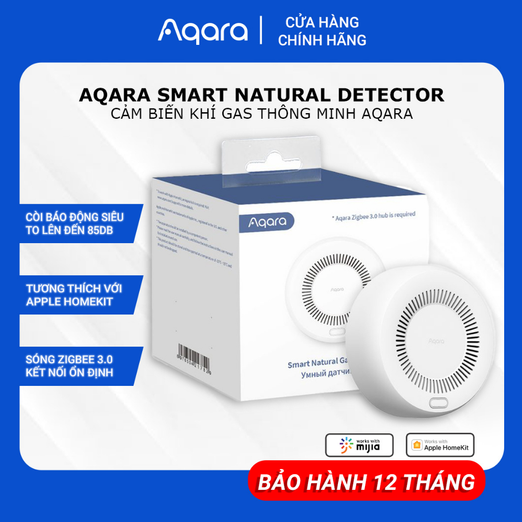 Cảm Biến Khí Gas AQARA Smart Gas Leak Sensor JT-BZ-01AQ/A Cảnh Báo Báo ...
