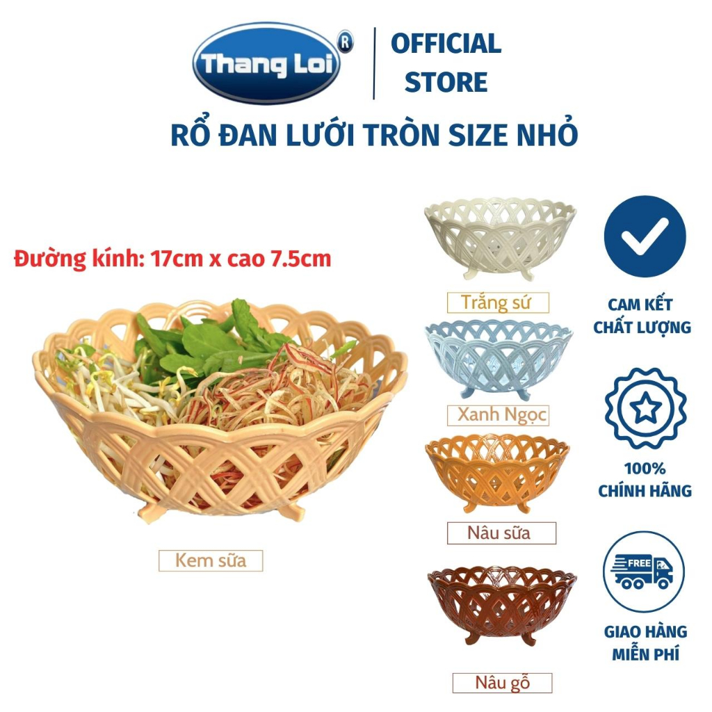 Rổ đan lưới Size Nhỏ Thắng Lợi 17x7.5cm đựng rau củ quả | Shopee Việt Nam