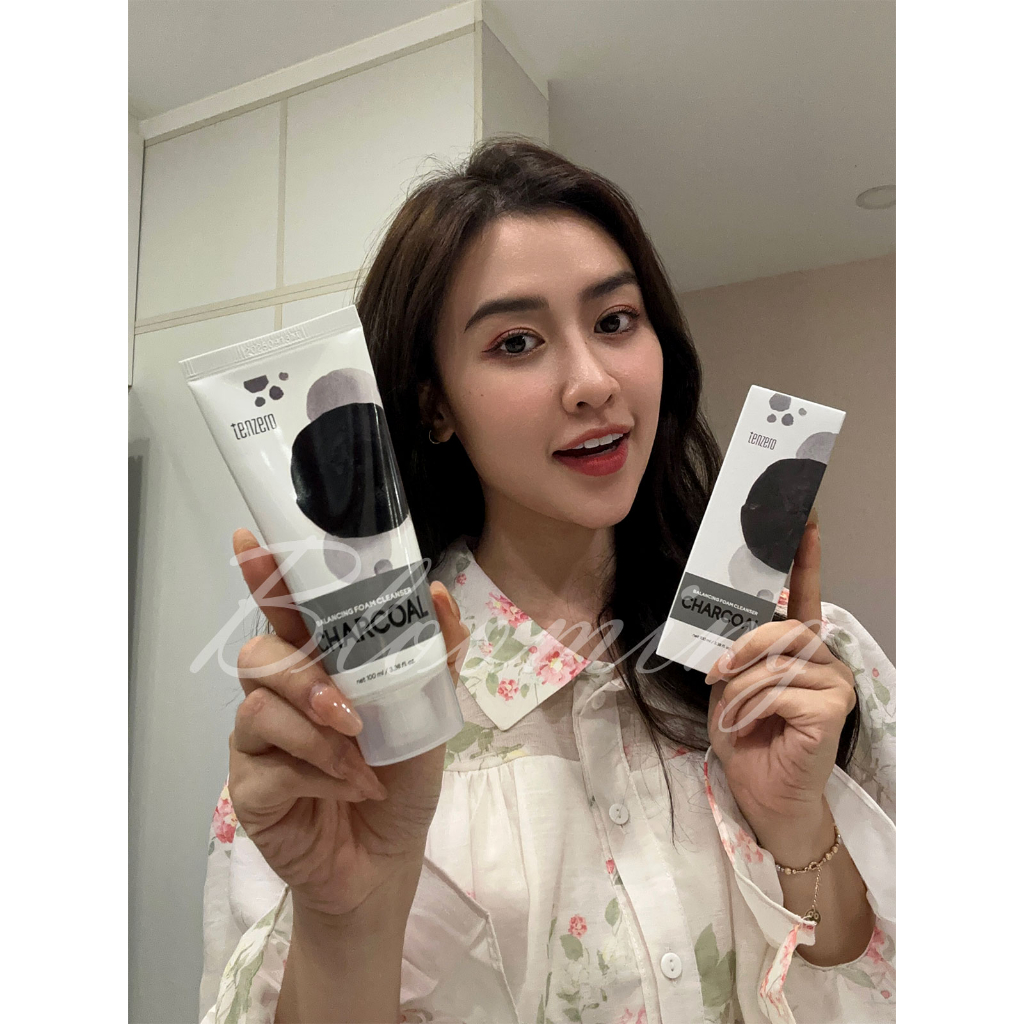Ảnh Sữa rửa mặt chiết xuất Than Tre cung cấp độ ẩm hấp thụ bã nhờn, Tenzero Balancing Foam Cleanser 3