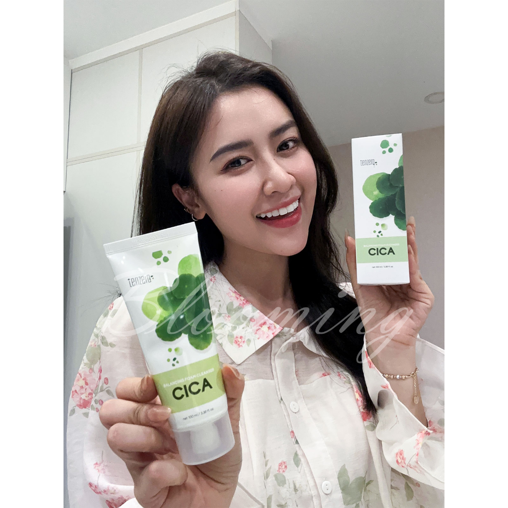 Ảnh Sữa rửa mặt Rau Má Tạo Bọt Mềm Mịn Làm Sạch Sâu, Dưỡng ẩm, Ngừa Mụn Tenzero Balancing Foam Cleanser Cica 100ml 3