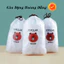 Túi Màng Bọc Thực Phẩm Chất Liệu PE Co Dãn Có Chun Siêu Dai, In Hình Gấu Bọc Đồ Ăn An Toàn MÃ AK2397
