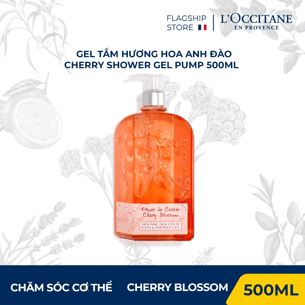 Ảnh Gel Tắm Hương Hoa  L'Occitane Shower Gel 500ml 2