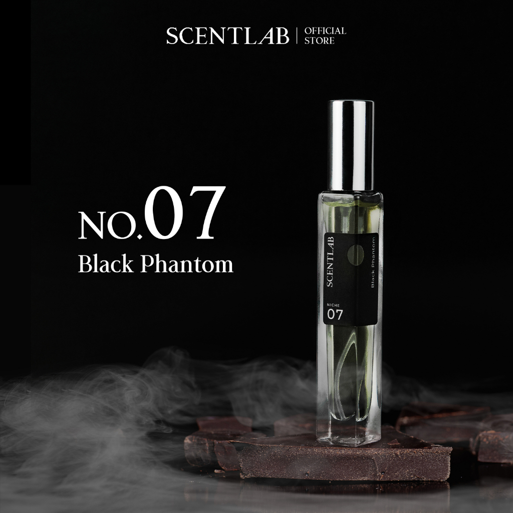 Nước Hoa Unisex SCENTLAB No.07 Mùi Khói Mix Socola Đen Black Phantom Niche Bí Ẩn, Quyến Rũ Lưu Hương Trên 10h 10ml