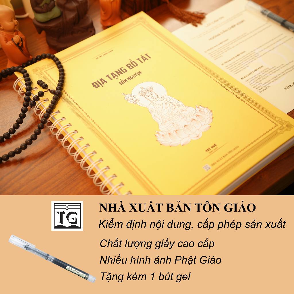 Sổ tay chép kinh Địa Tạng chữ mờ - Trí Huệ | Shopee Việt Nam