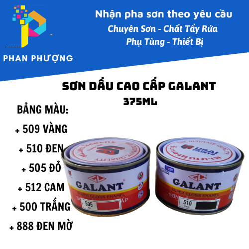 [CHÍNH HÃNG] SƠN DẦU GALANT CAO CẤP_ NHIỀU MÀU_375ML(CÓ XUẤT HĐ GTGT)