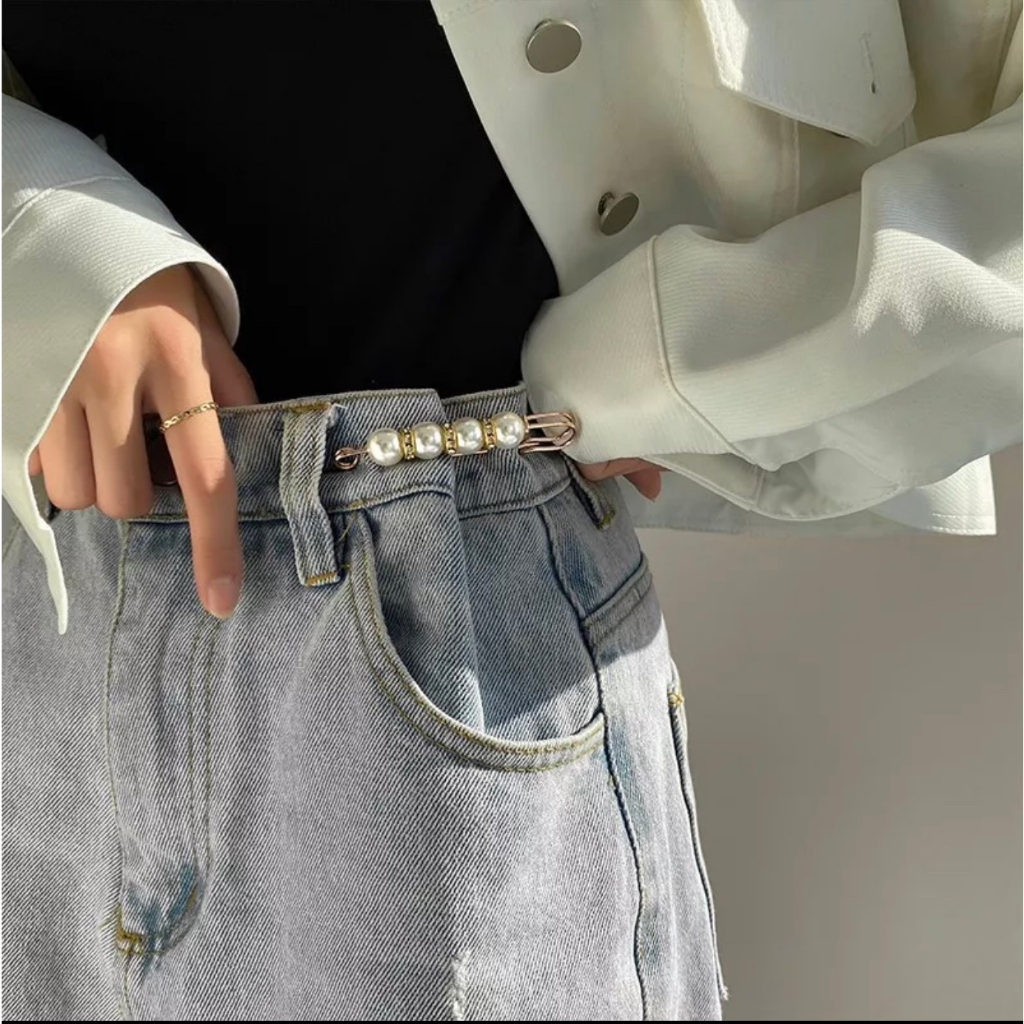 (KHÔNG BÁN LẺ - CHỈ BÁN KÈM ĐƠN)Ghim Cài Quần Áo Rộng Ghim Cài Áo, Điều Chỉnh Lưng Quần Kẹp Ghim Cài Quần Thời Trang Cho
