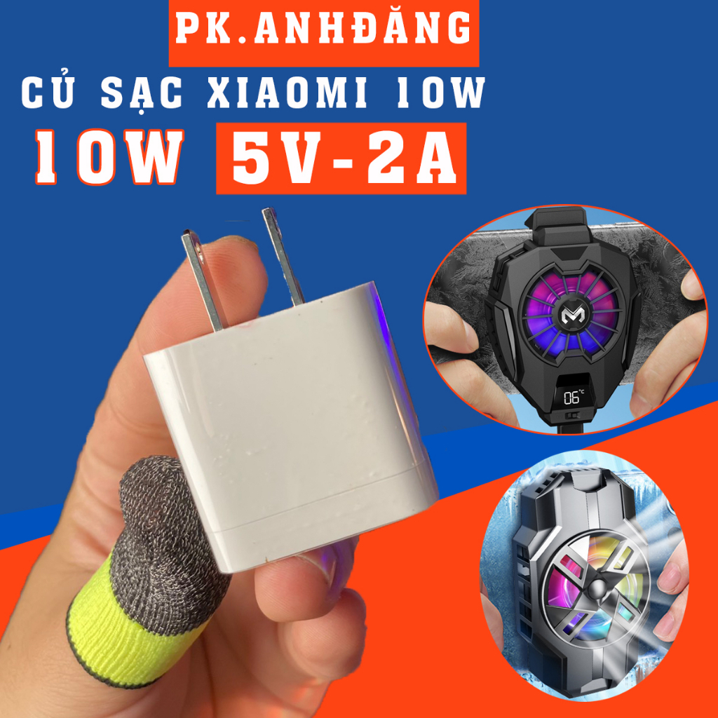 Củ Sạc Xiaomi 5v2a 10w Cho Sò Lạnh, Quạt Tản Nhiệt Điện Thoại