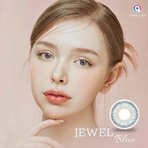 Kính áp tròng QUYNH LENS Jewel Blue 0 độ