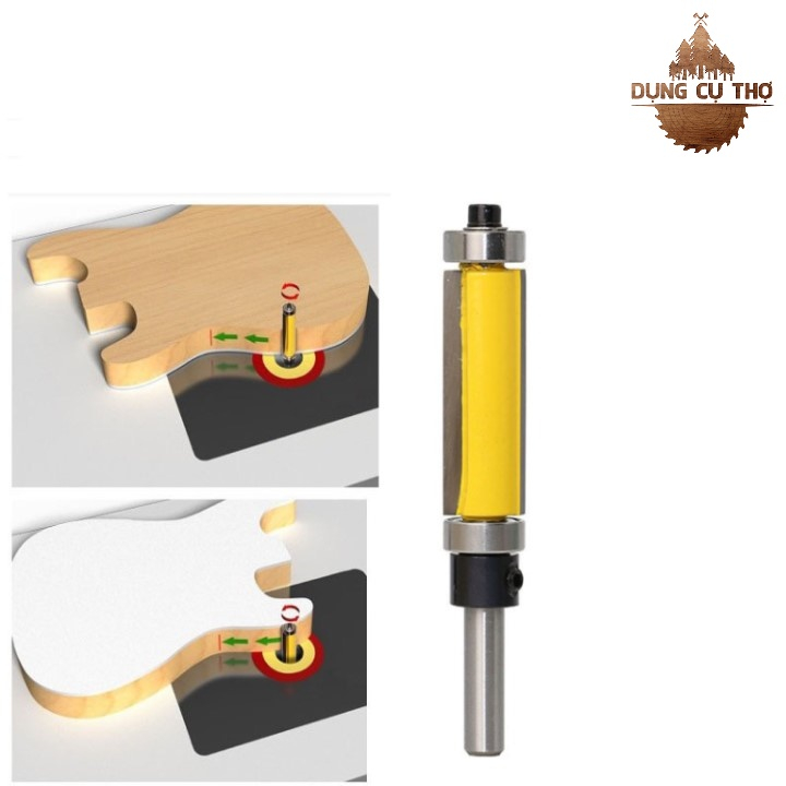 MŨI SOI GỖ LẤY NỀN 2 BI MUWNAG CỐT 6.35MM