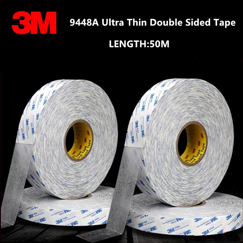 Băng dính 3M 9448A BEDO siêu dính - Băng keo hai mặt chuyên dụng dán biển bảng, trang trí nhà cửa đa năng