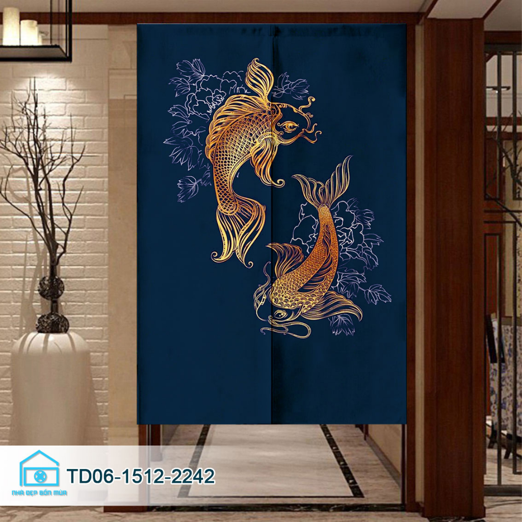 Rèm cửa Noren , rèm phong cách Nhật Bản, rèm nhà hàng ,rèm treo lối đi ...