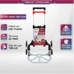 Xe kéo đẩy hàng leo cầu thang 6 bánh 70kg gấp gọn Nhập Khẩu Fujihome, xe đẩy hàng lên xuống đa năng siêu thị — ảnh 1