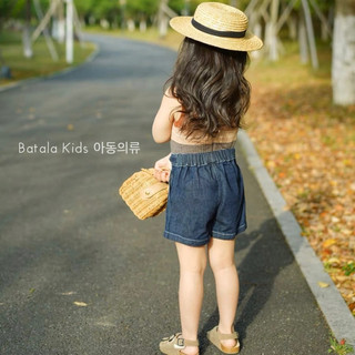 Chân váy jean bé gái Batala kids, quần jean giả váy đi học đi chơi mềm mại thoải mái cho bé từ 10-25kg VAYJEAN