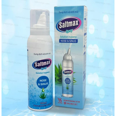 Dung dịch vệ sinh mũi Saltmax spay (Nacl 0.9%) vệ sinh sạch mũi hàng ngày