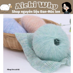 Len Mohair cỡ sợi 1mm chuyên đan, móc