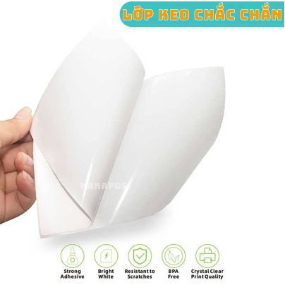 Cuộn 700 Tem decal nhiệt 60x40mm Giấy in mã vạch 6x4 dùng in tem phụ 40x60 dán gỗ nội thất  60*40 Máy CNC giấy in nhiệt