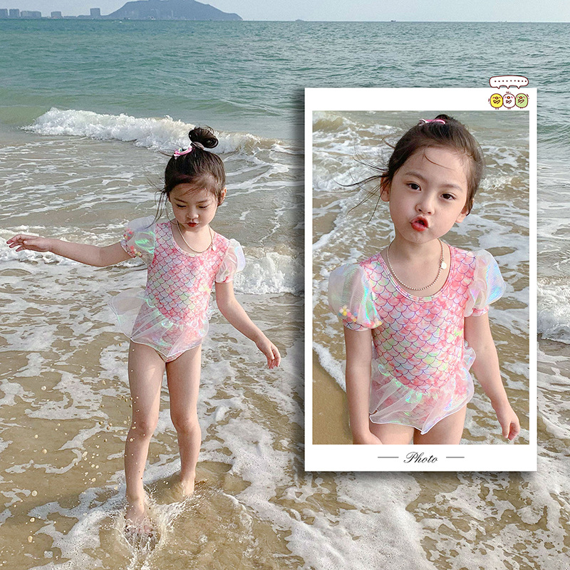 Đồ bơi trẻ em công chúa dễ thương SPORTY, áo tắm bé gái một mảnh siêu xinh SW310