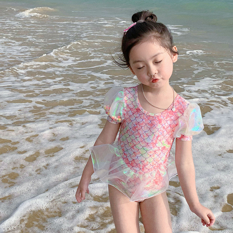 Đồ bơi trẻ em công chúa dễ thương SPORTY, áo tắm bé gái một mảnh siêu xinh SW310