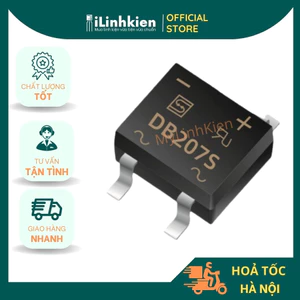 DB207S Diode cầu 2A 1000V SOP-4 chính hãng SEP chất lượng cao.
